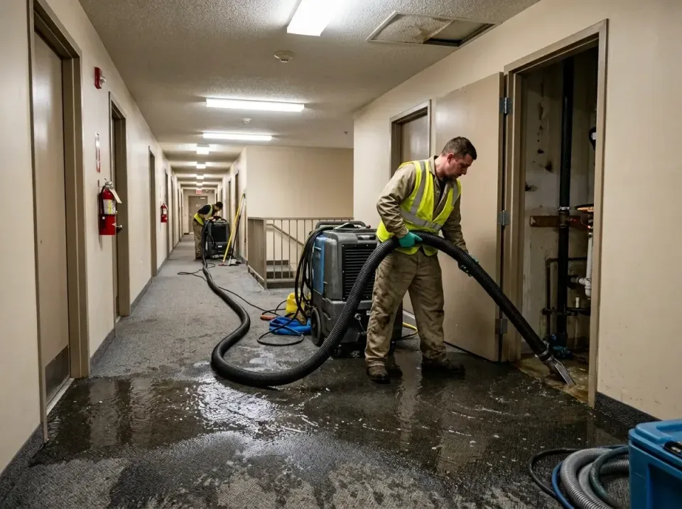 multi-unit-apartment-hallway-f-005 — frequently asked questions, Emergency Burst Pipe Water Extraction & Removal in Trent Wo…
